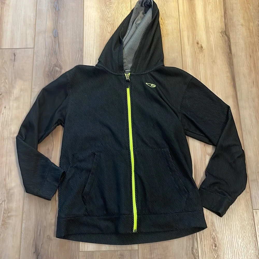 C9 champion hooded jacket coat zipper front pockets boys size 12-14 L